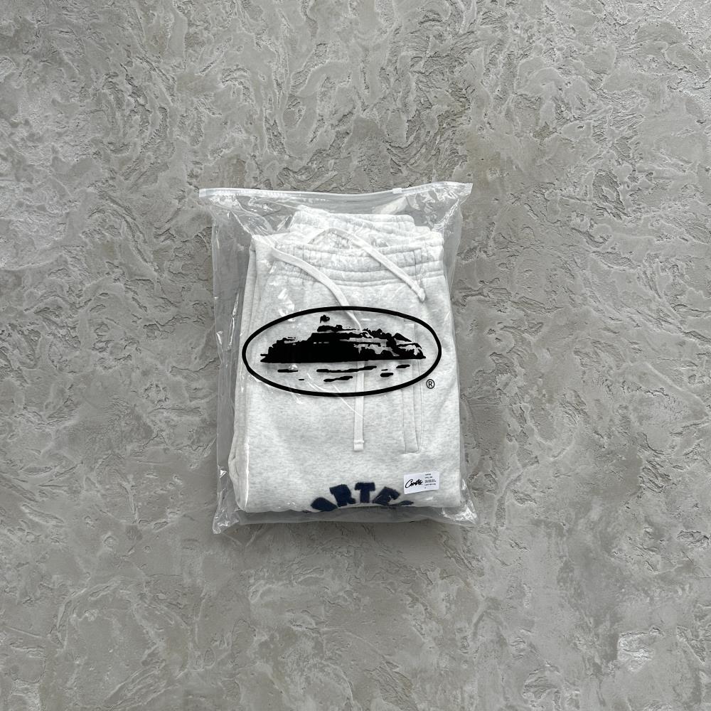 college arch open hem set white