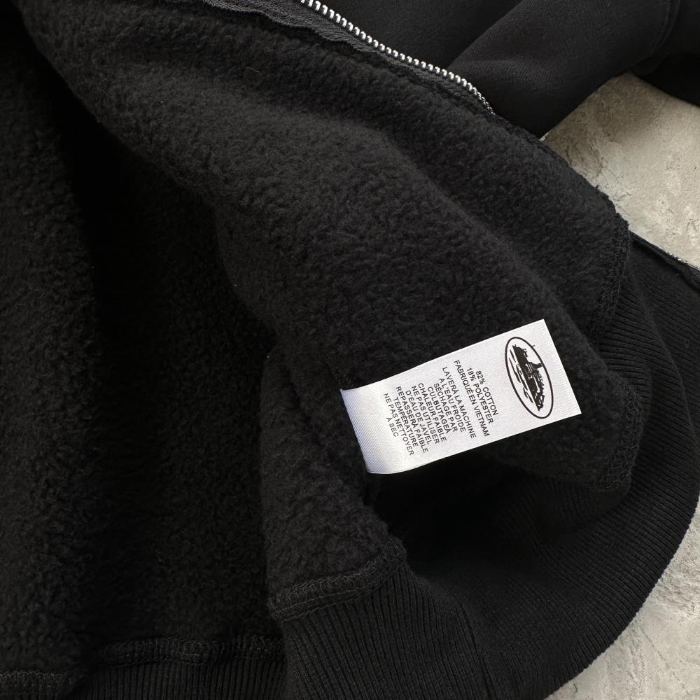 college arch open hem set-black