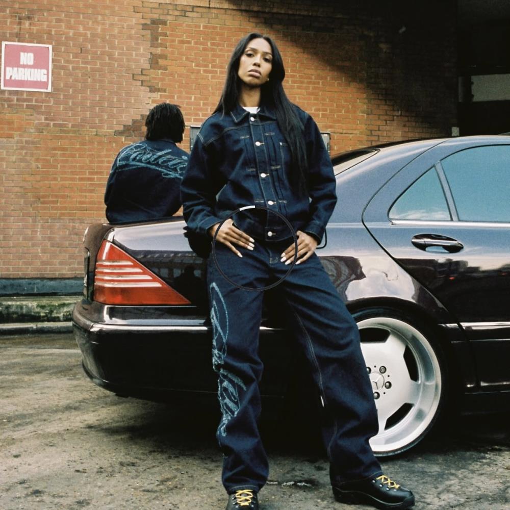 TYPE I FRAYED DENIM PANTS