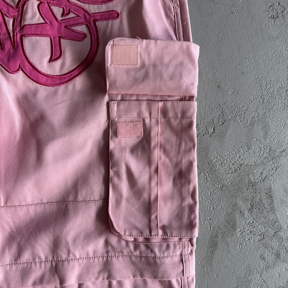 MT detachable cargo pants-pink