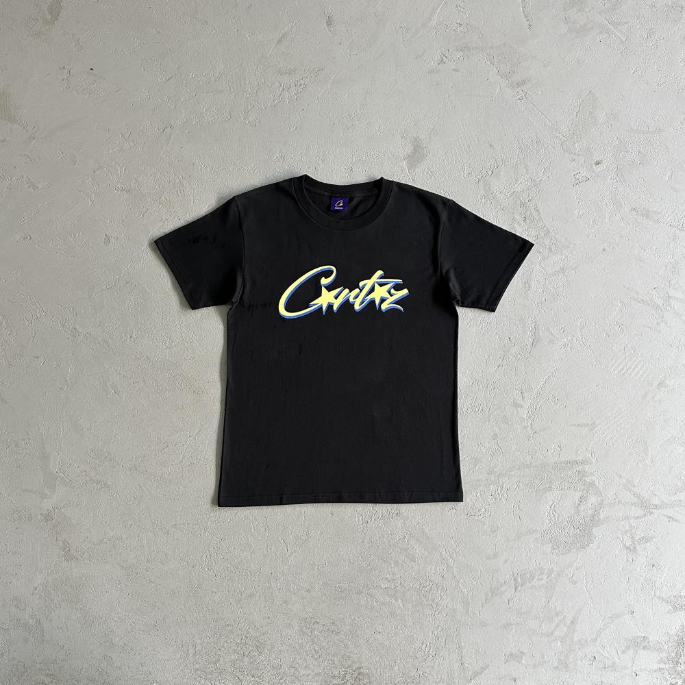 GRADIENT CARNI TEE-yellow blue