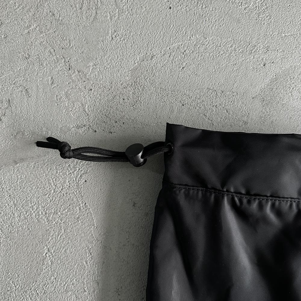 drawstring bag-black