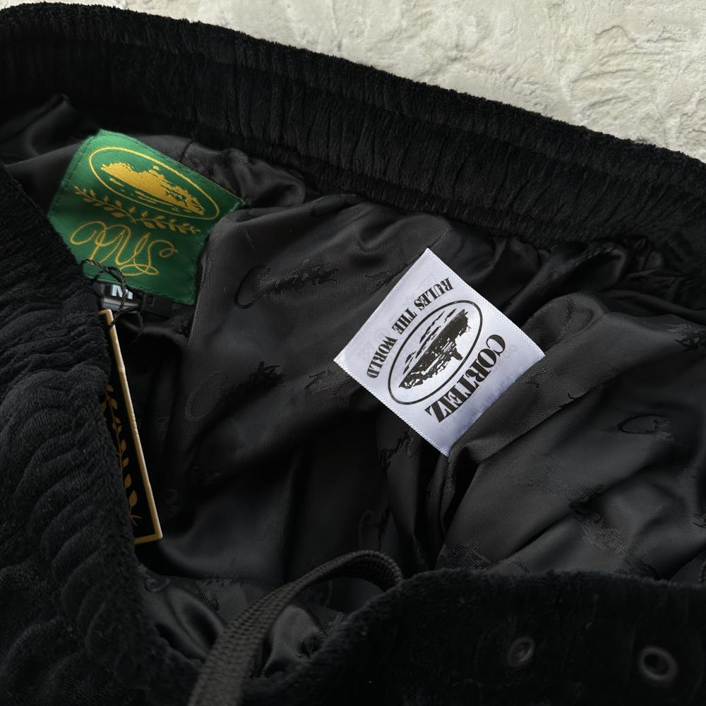 Velvet Track Set - black black