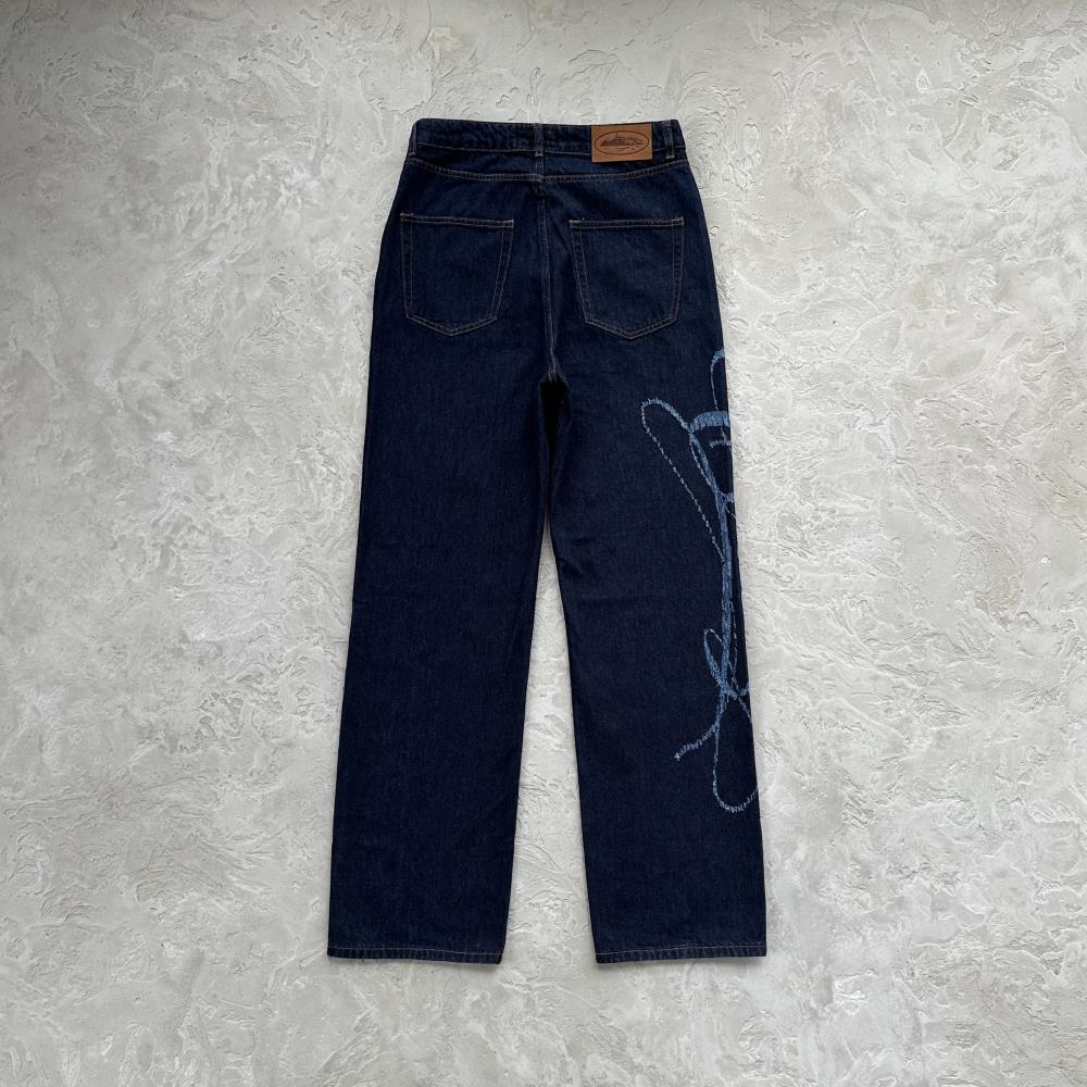 TYPE I FRAYED DENIM PANTS
