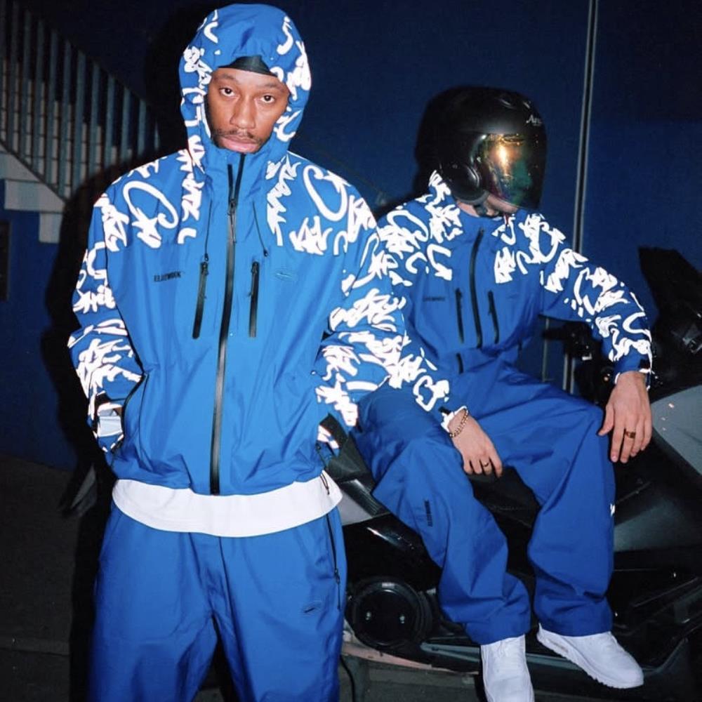 elitework shell jacket-blue