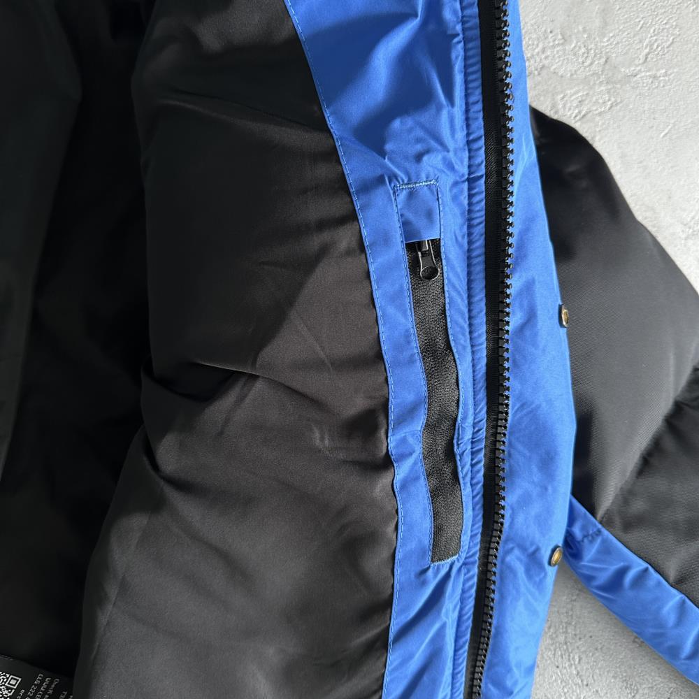 decoded arch puffer-black blue