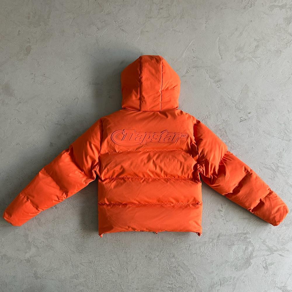hyperdrive technical puffer jacket-orange