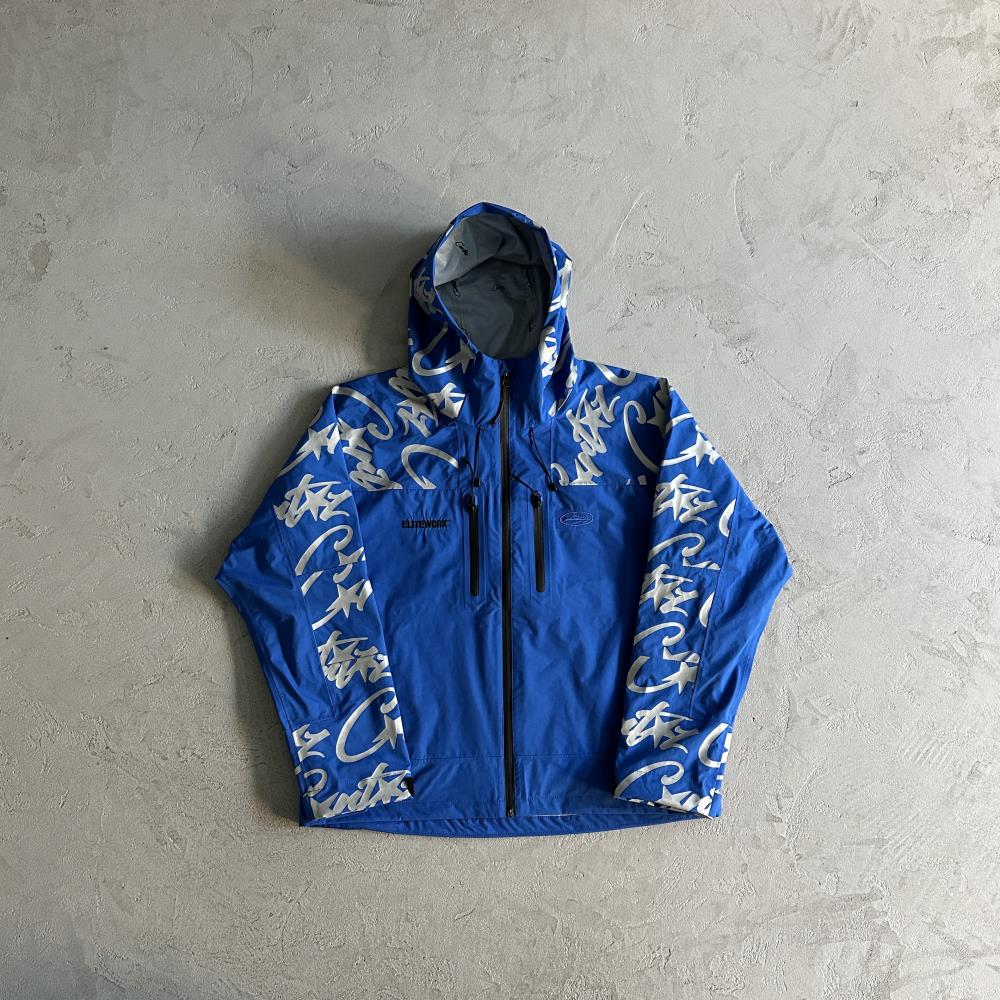 elitework shell jacket-blue