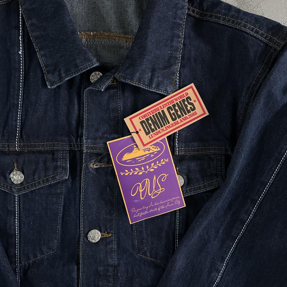 c-star denim jacket-dark wash