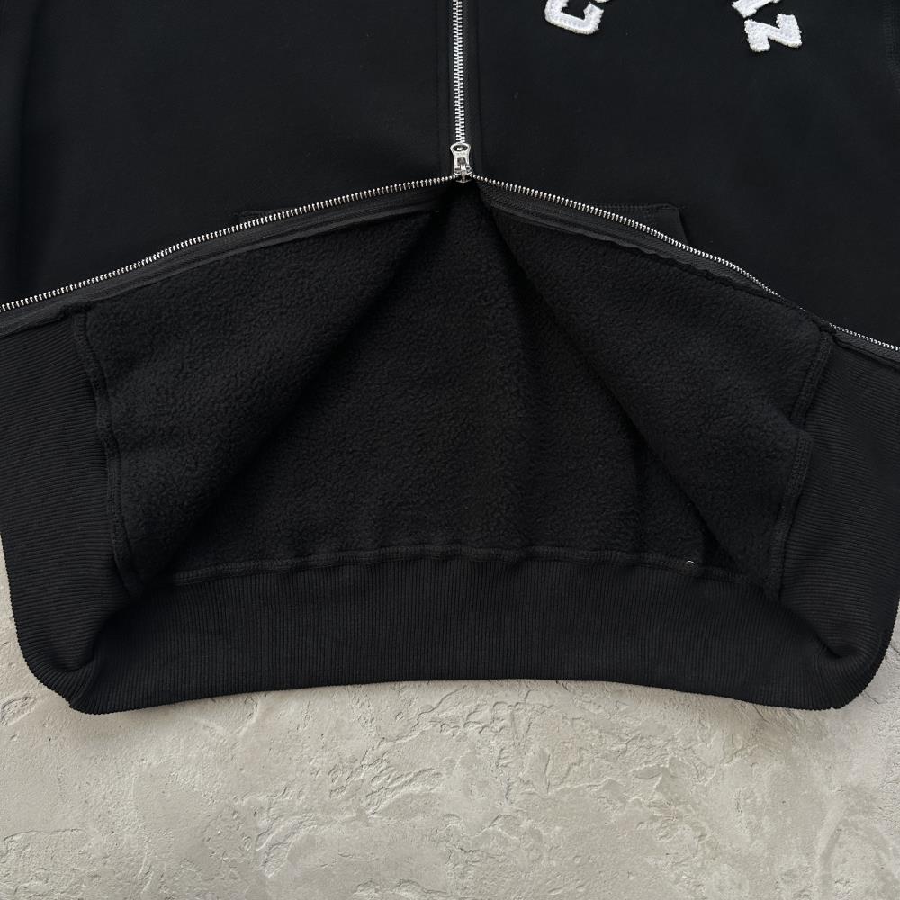 college arch open hem set-black