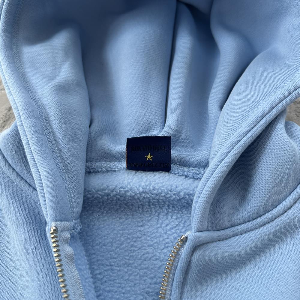 ISLAND PUFF PRINT ZIP HOODIE