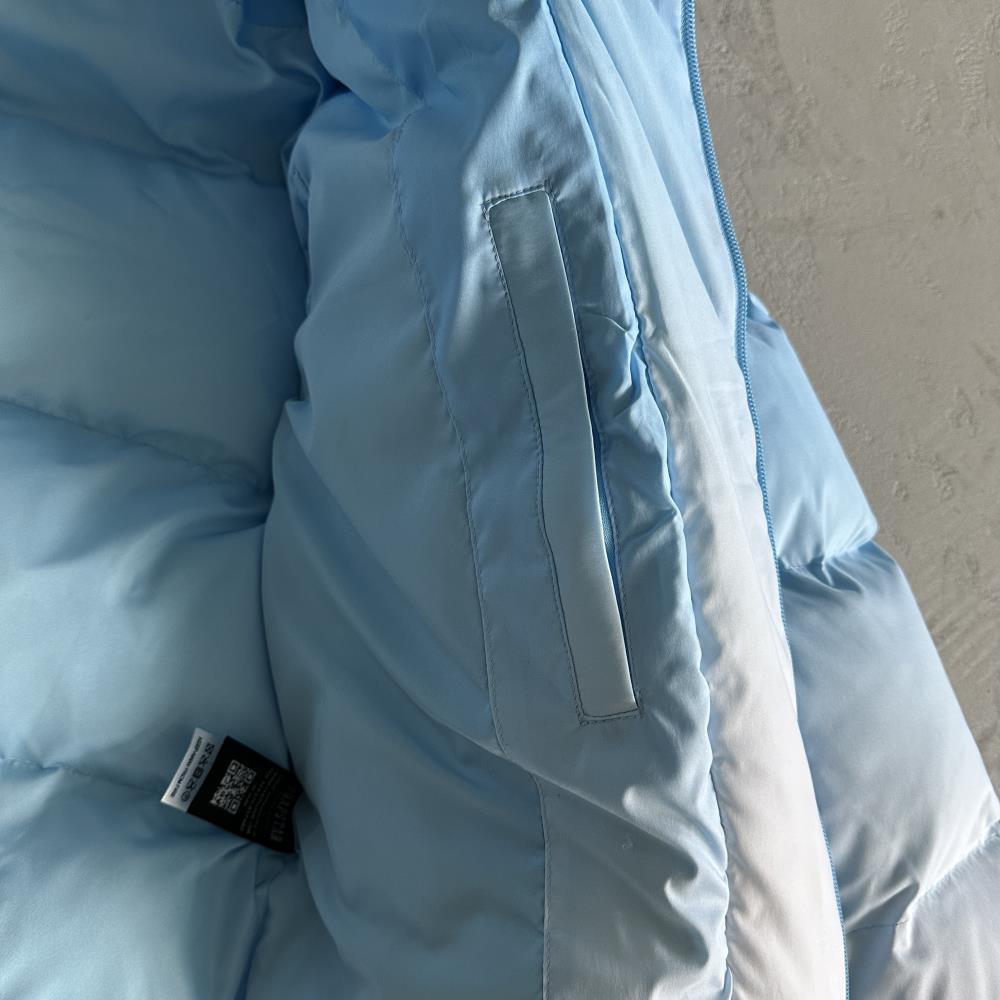 Decoded 2.0 Hooded Puffer Cashmere Blue Gradient Jacket