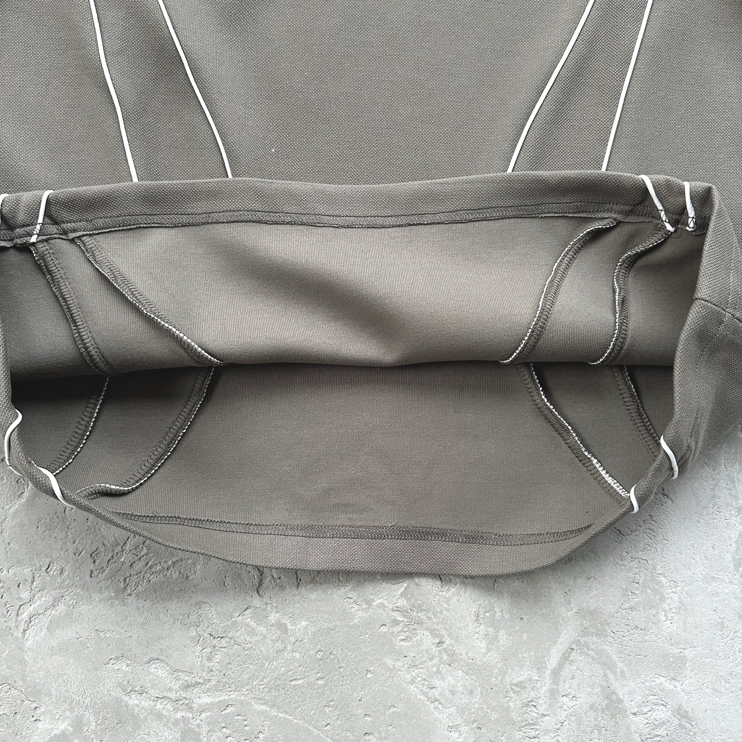 island pique polo set -grey