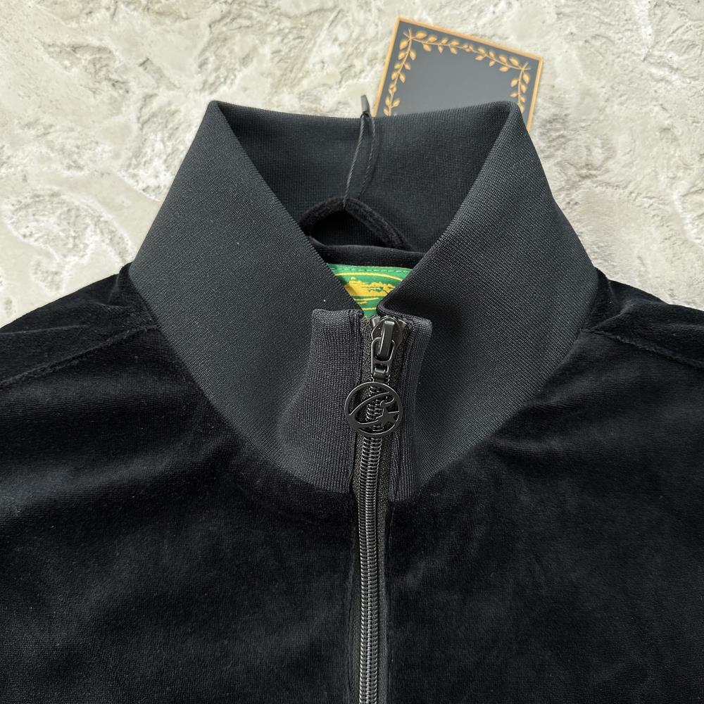 Velvet Track Set - black black