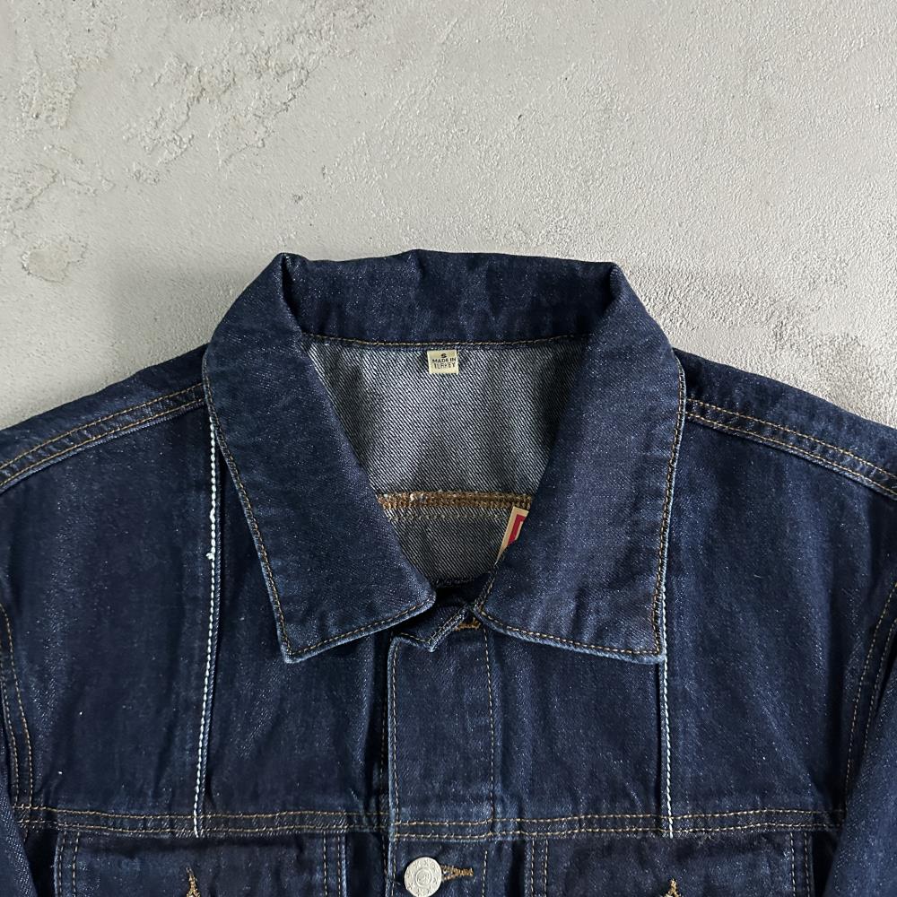 c-star denim jacket-dark wash