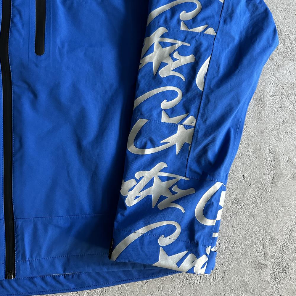 elitework shell jacket-blue