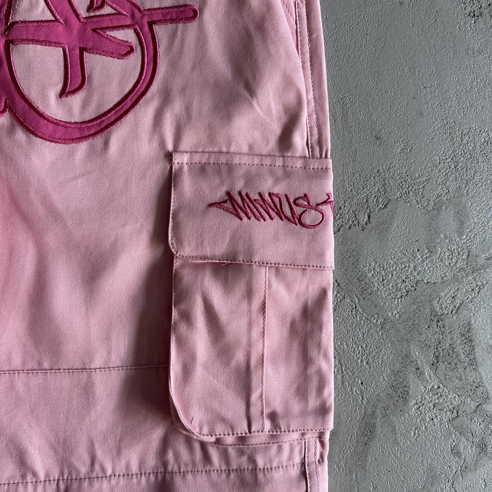 MT detachable cargo pants-pink