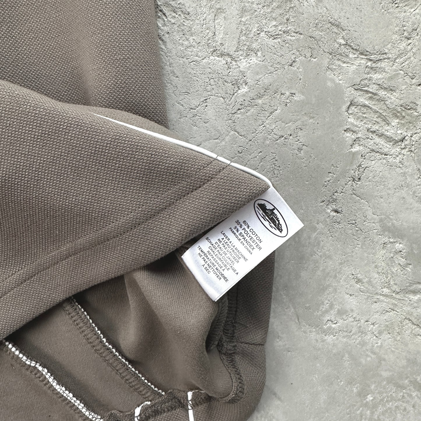 island pique polo set -grey