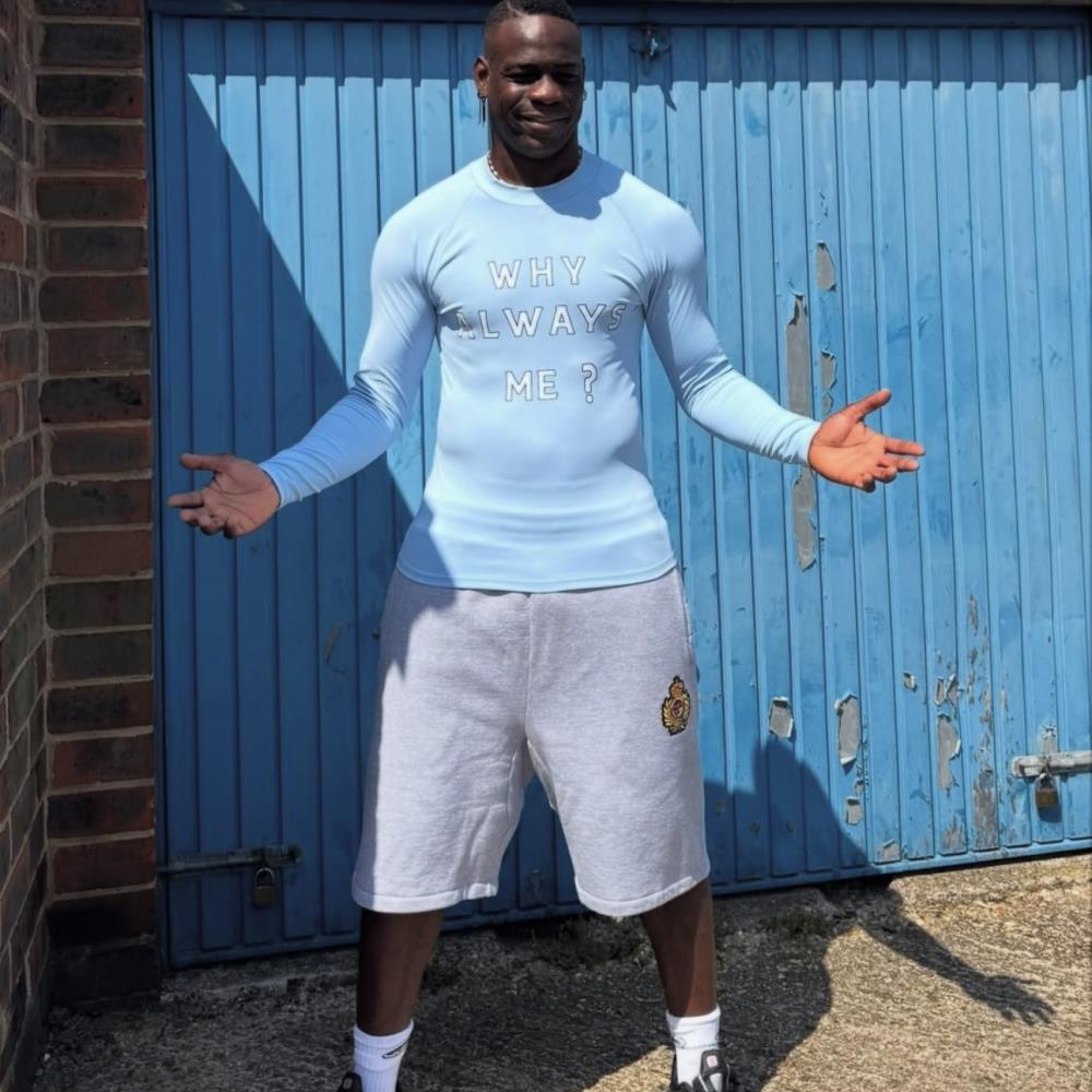 Why Always Me Compression Top 'Powder Blue'