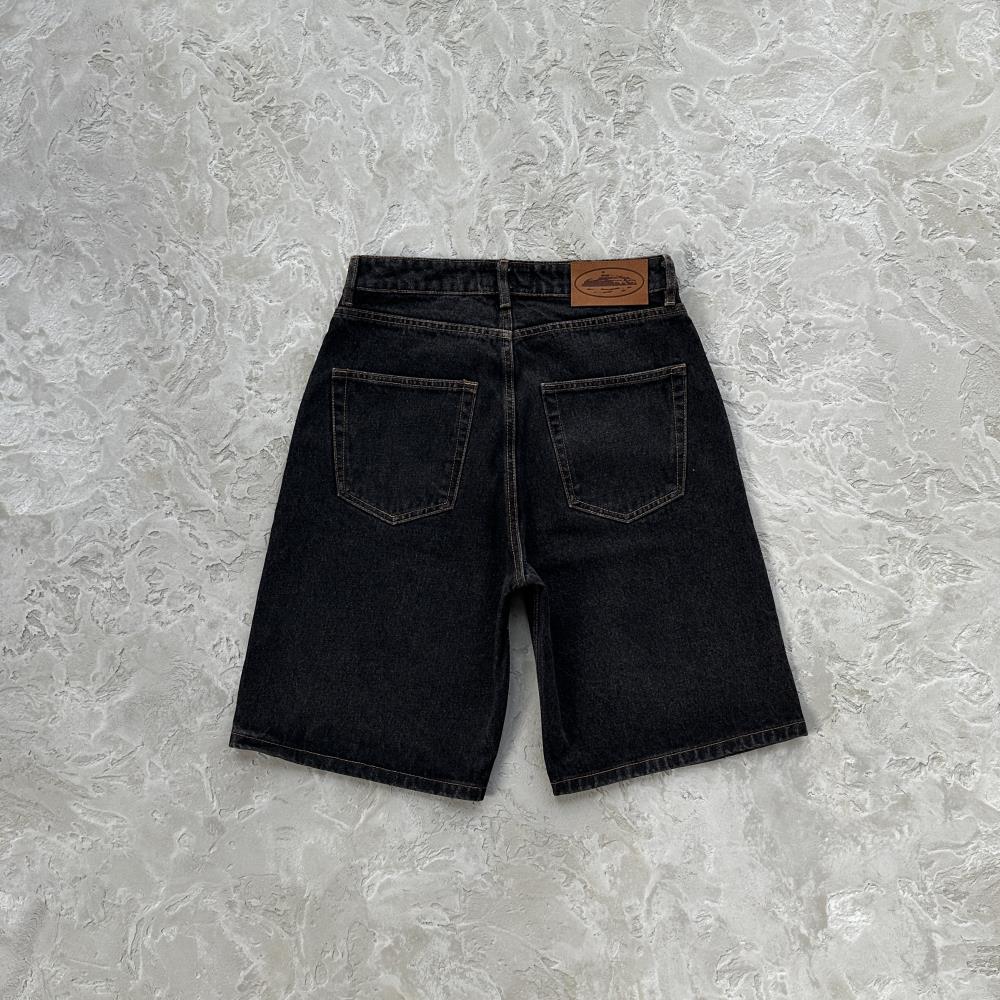 CR island baggy shorts-black