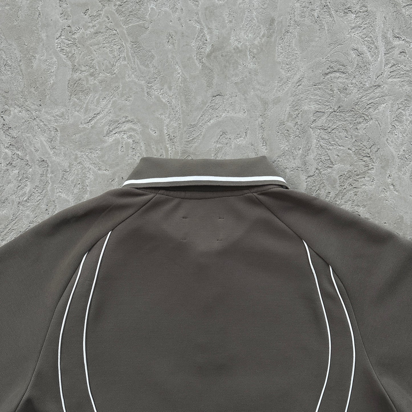 island pique polo set -grey