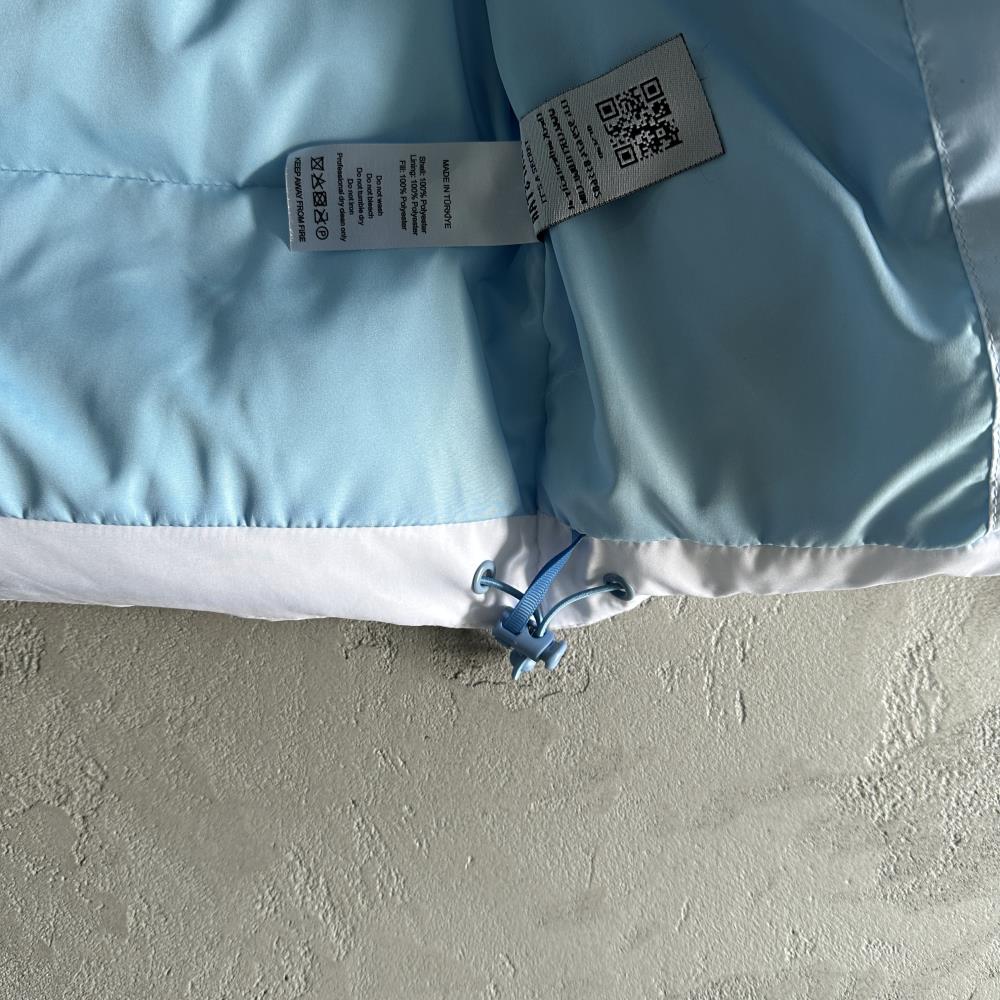 Decoded 2.0 Hooded Puffer Cashmere Blue Gradient Jacket