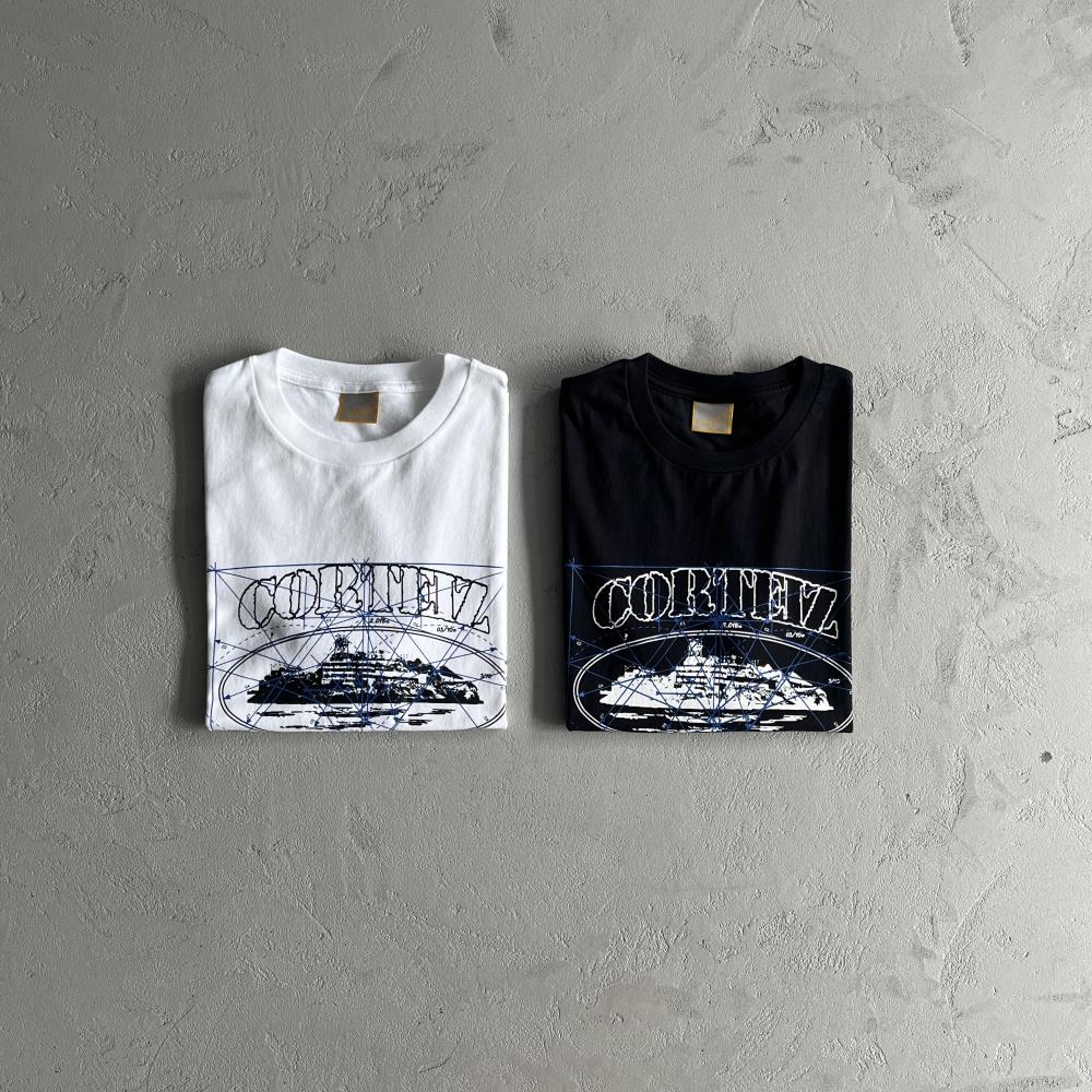 Alcatraz coordinates t-shirt