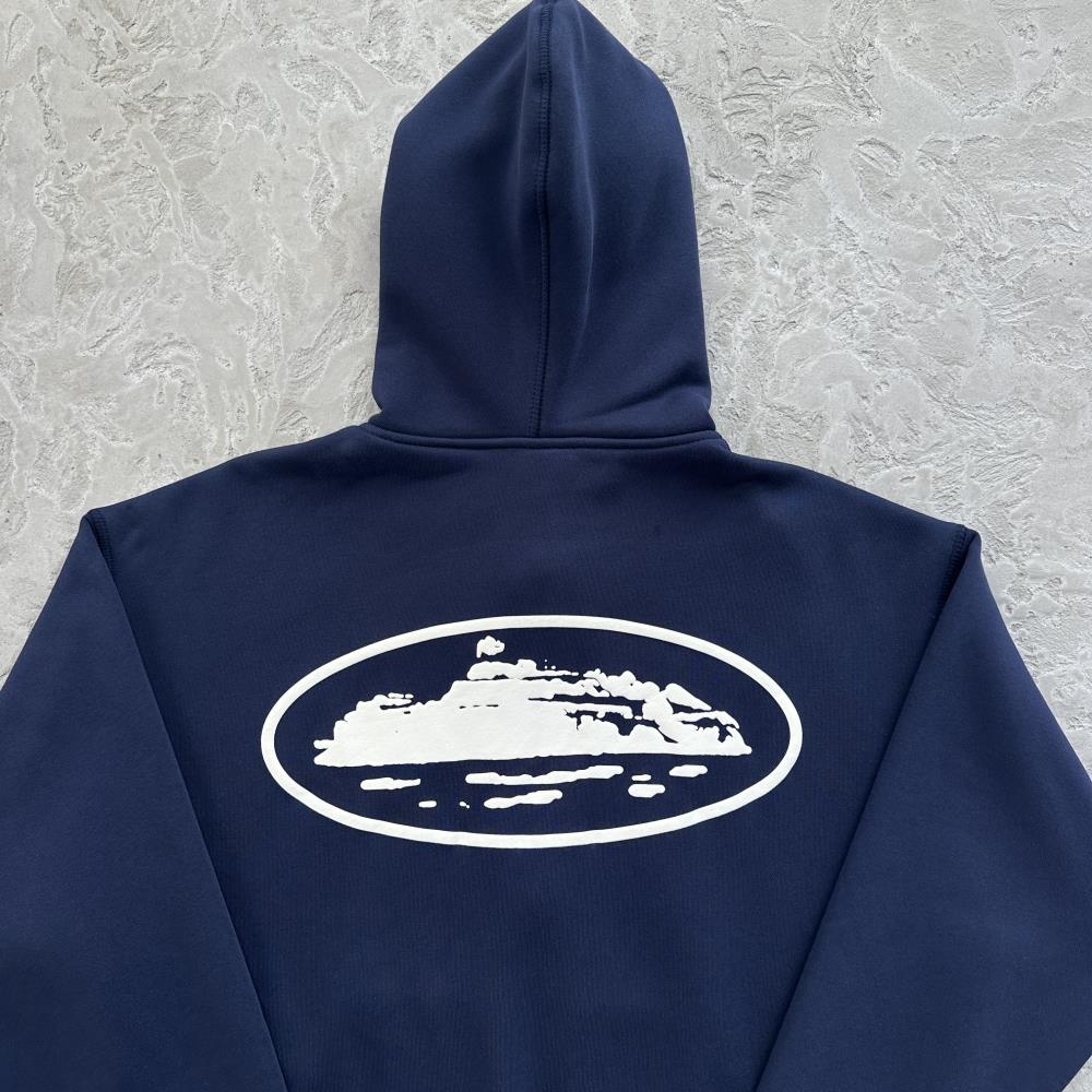 ISLAND PUFF PRINT ZIP HOODIE