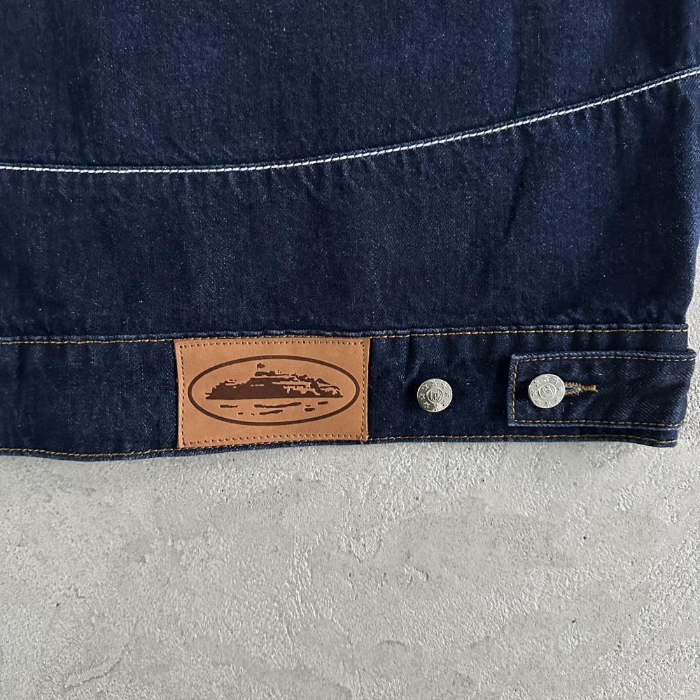 c-star denim jacket-dark wash
