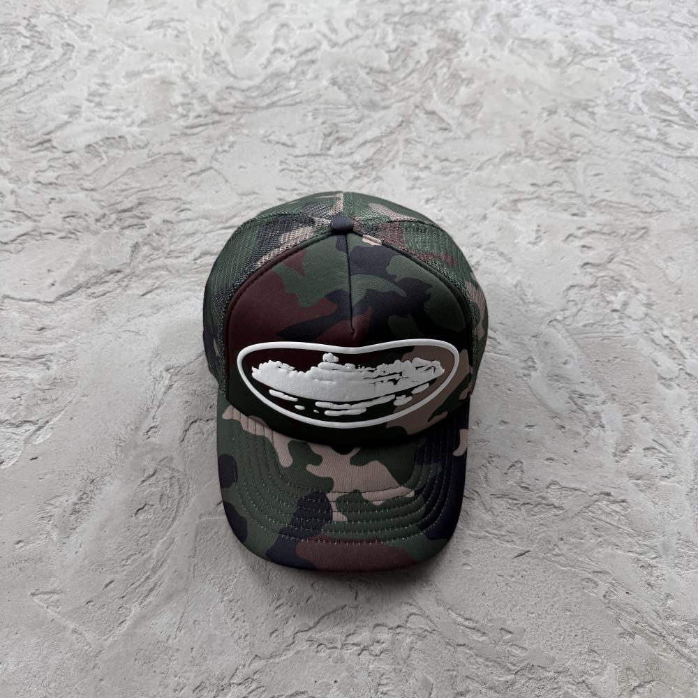 foam printed truck cap-camouflage