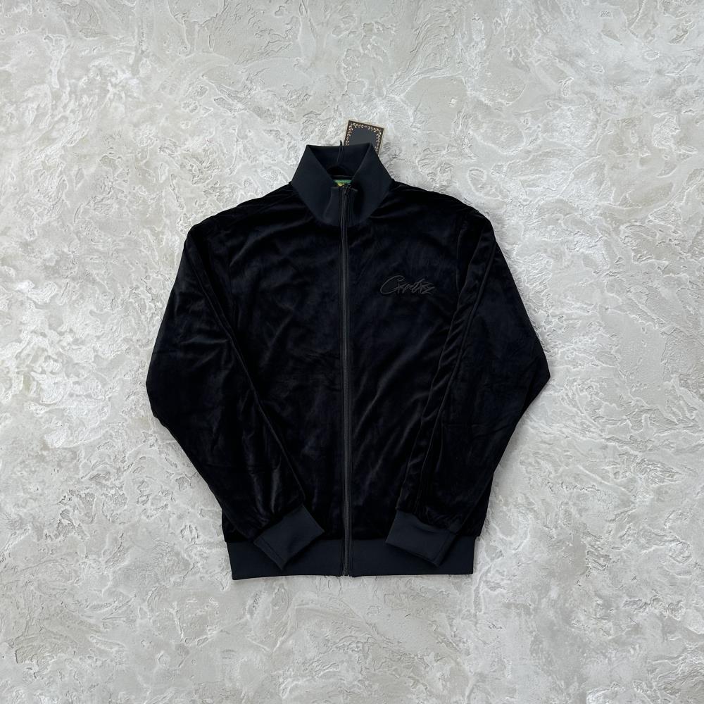 Velvet Track Set - black black