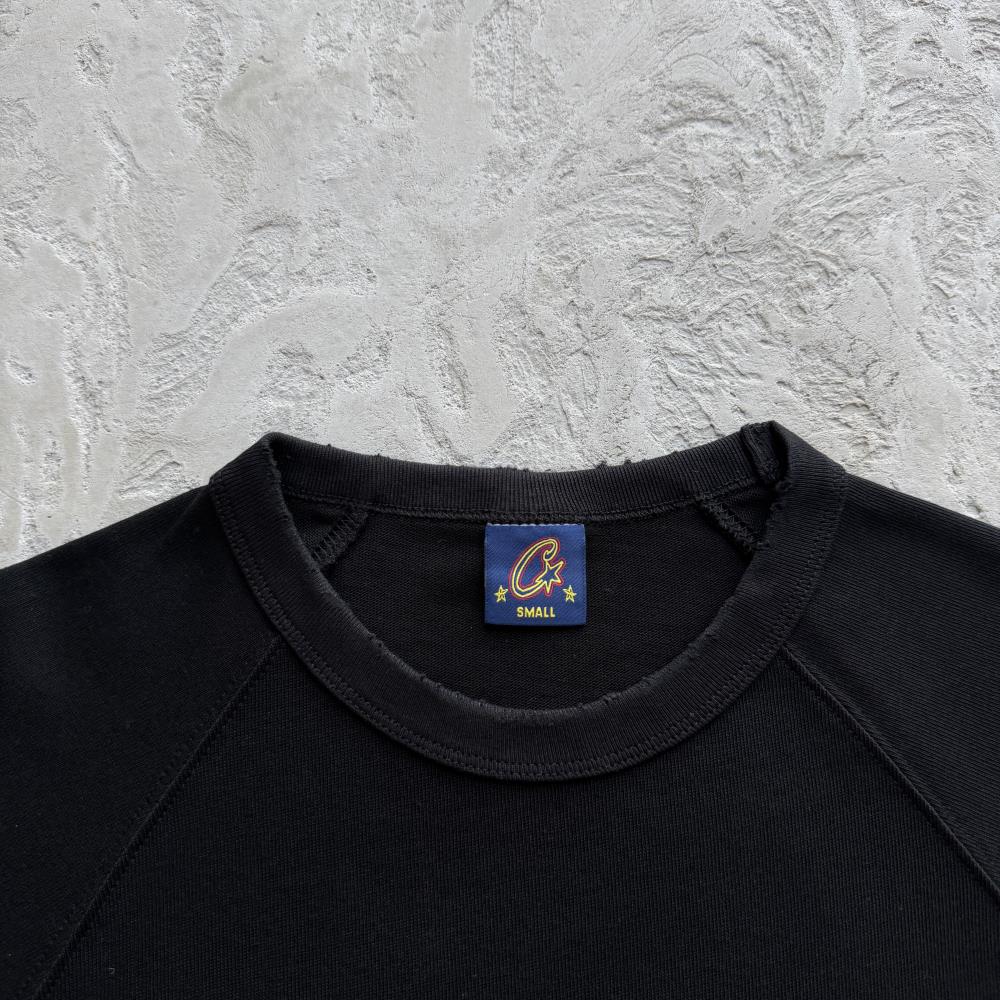 SOPHOMORE RAGLAN LS -BLACK