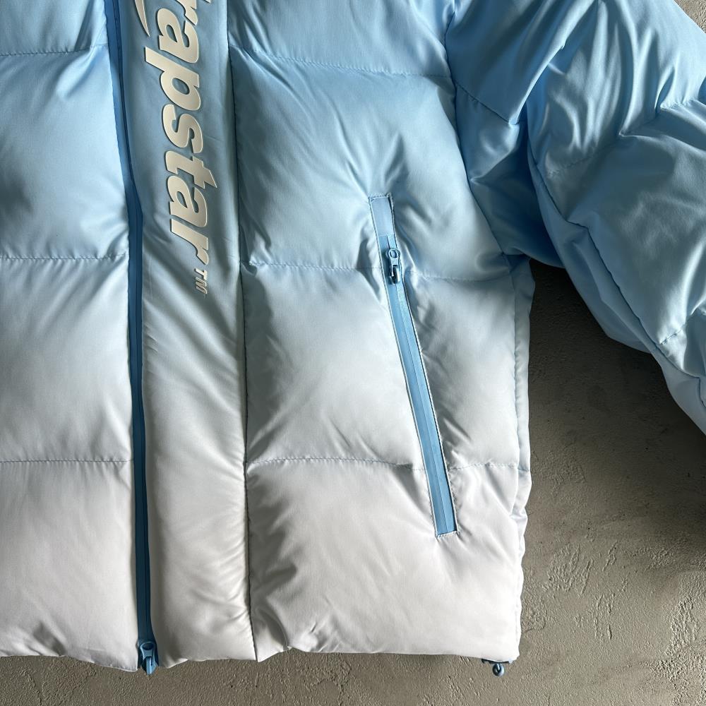 Decoded 2.0 Hooded Puffer Cashmere Blue Gradient Jacket