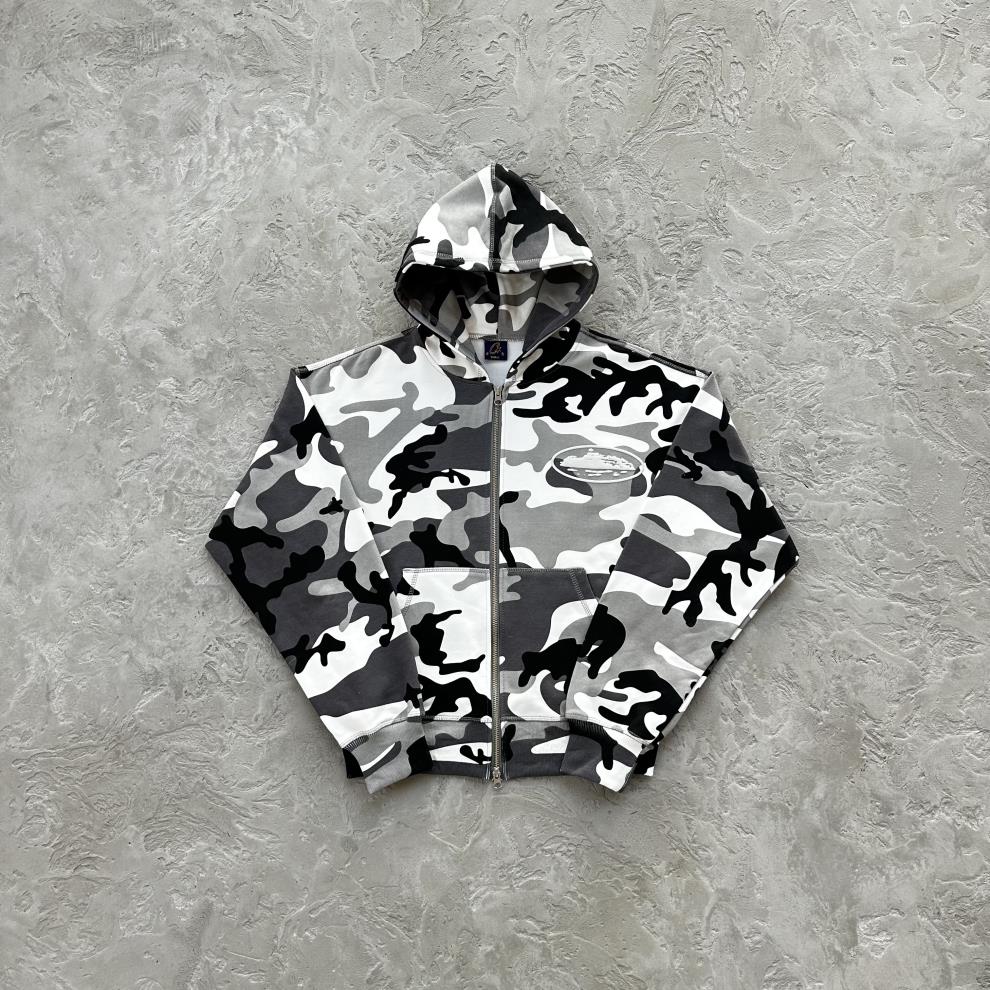 ISLAND PUFF PRINT ZIP SET-ARCTIC CAMO
