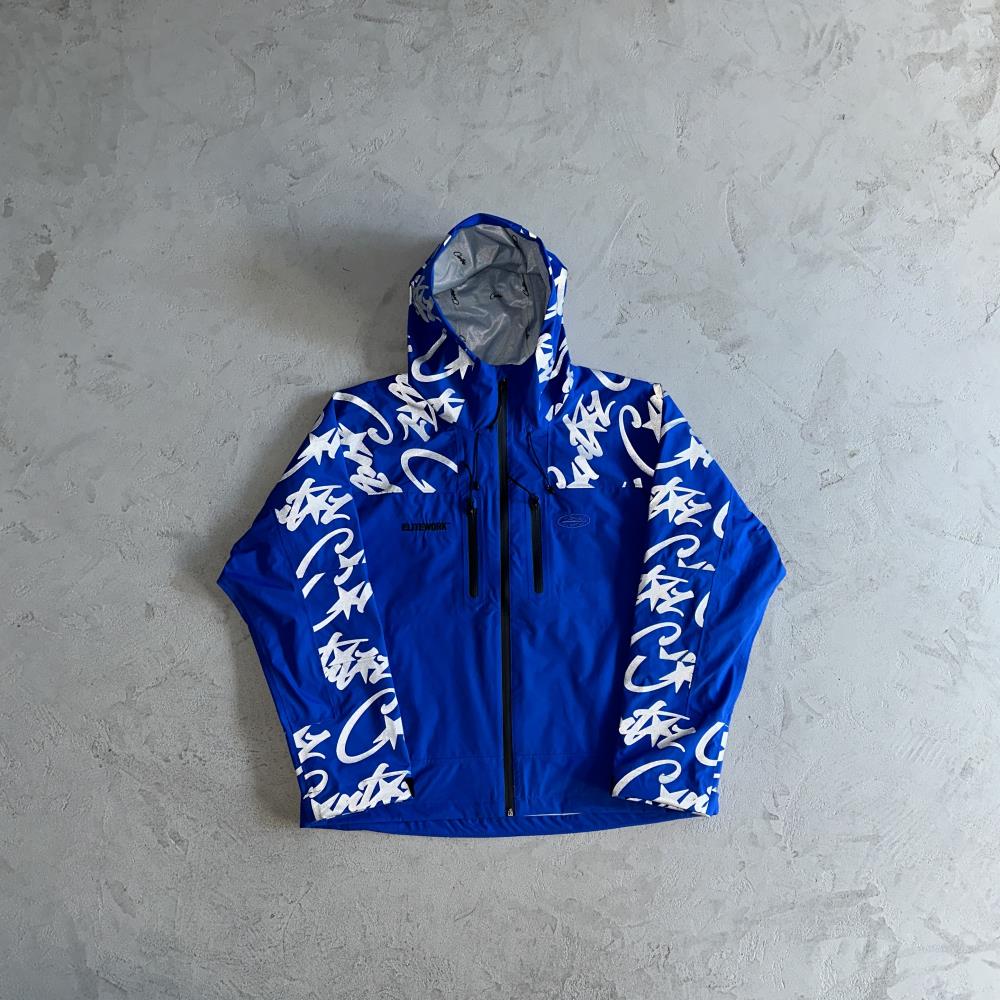 elitework shell jacket-blue
