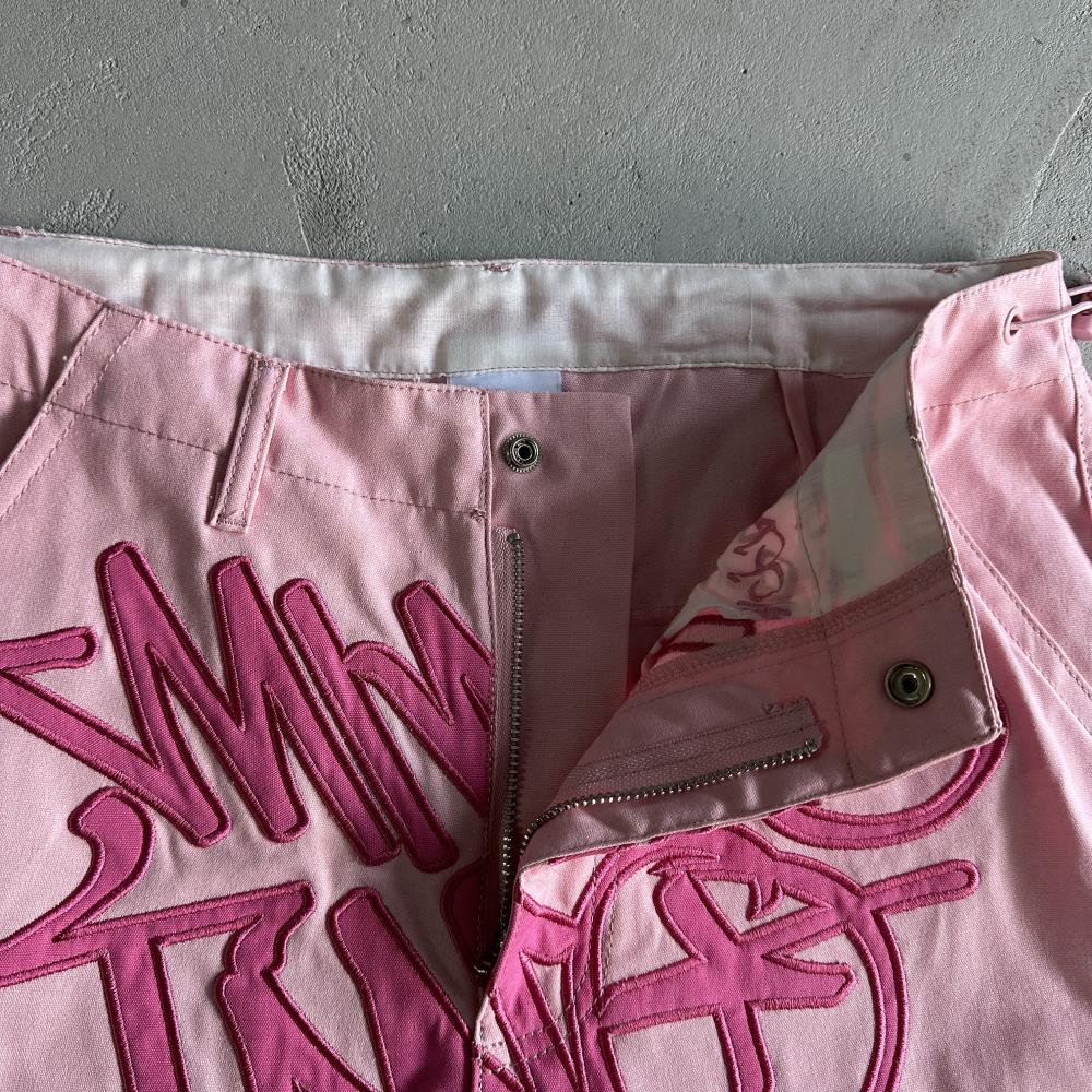 MT detachable cargo pants-pink