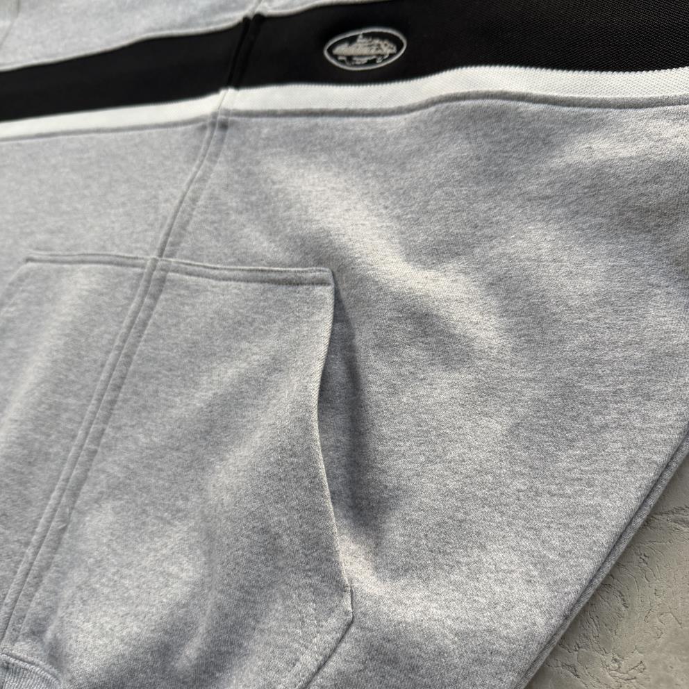 RIBBED SPORTEIZ ZIP HOODIE