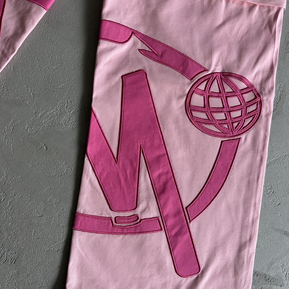 MT detachable cargo pants-pink
