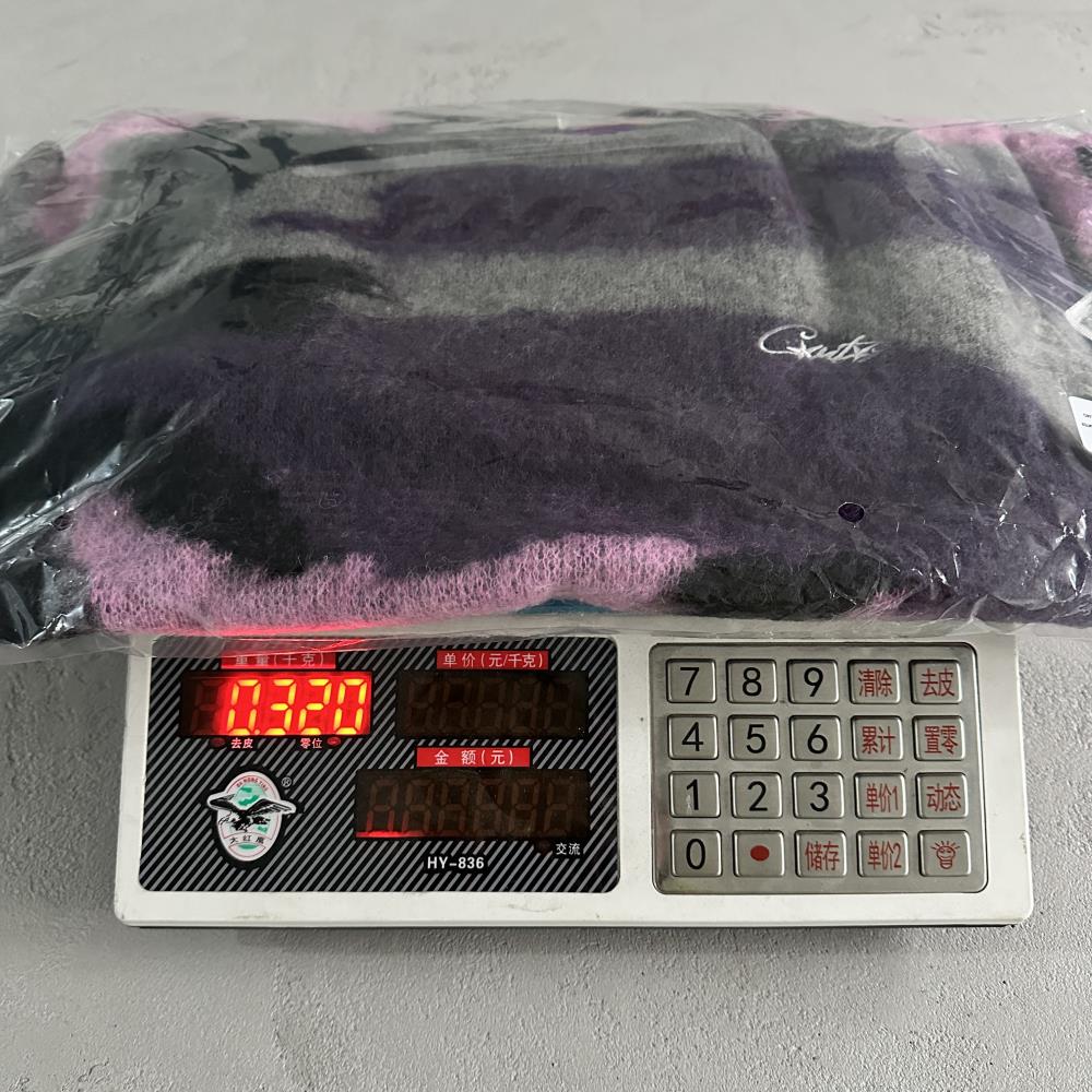 Mohair Purple Camo Knitted Jumper