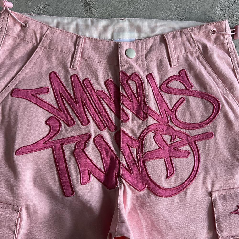 MT detachable cargo pants-pink