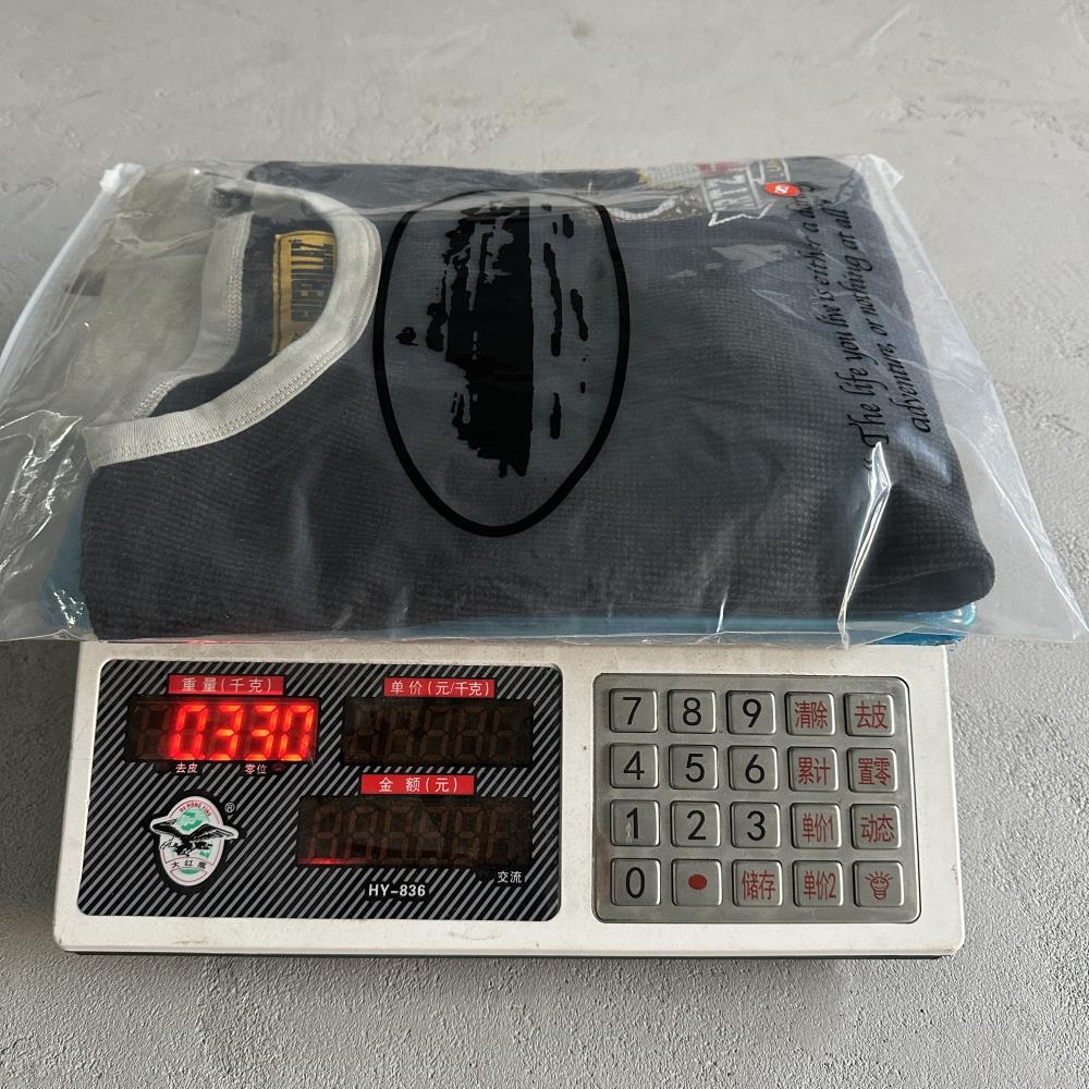 Eagle Print Waffle Long-sleeve-Black