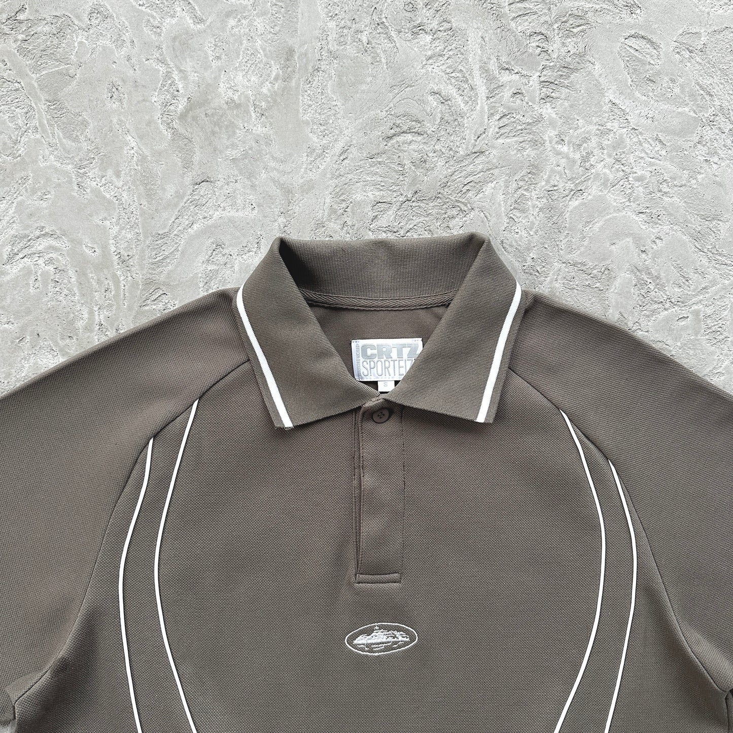 island pique polo set -grey