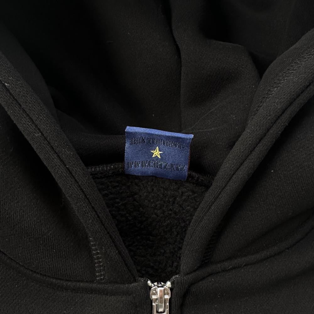 college arch open hem set-black