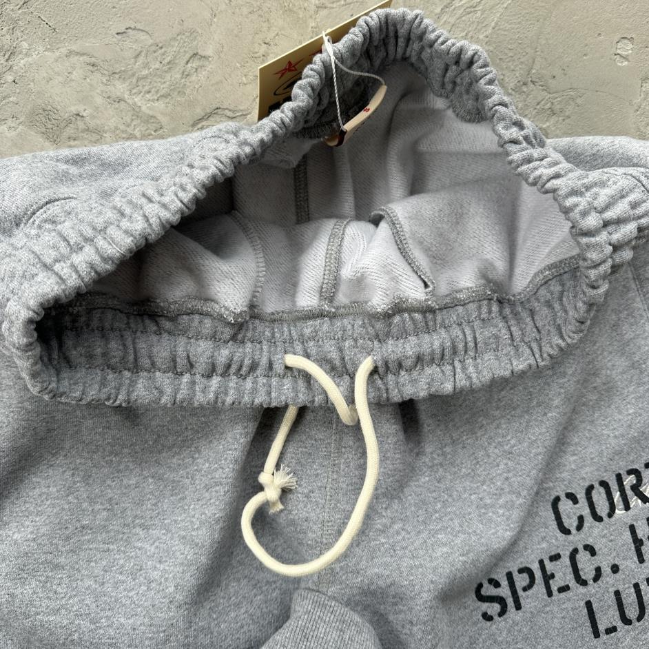 Hmp stencil crewneck set-grey
