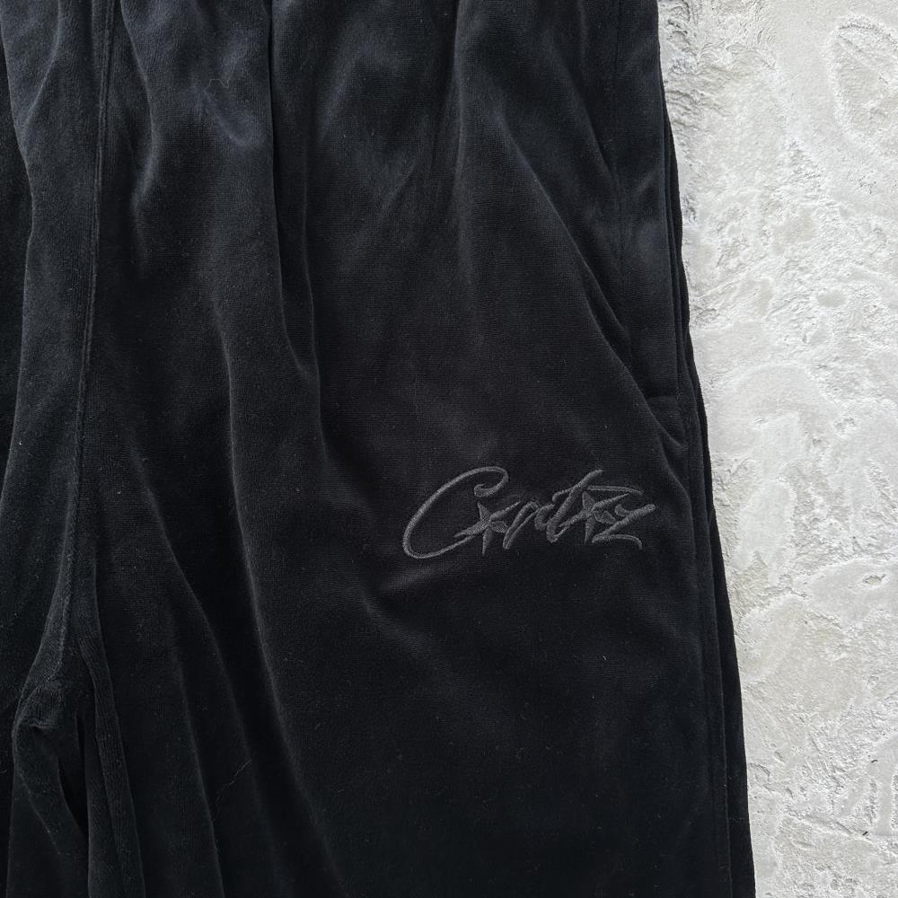 Velvet Track Set - black black