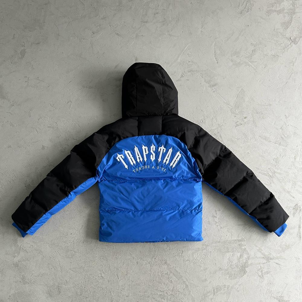 decoded arch puffer-black blue