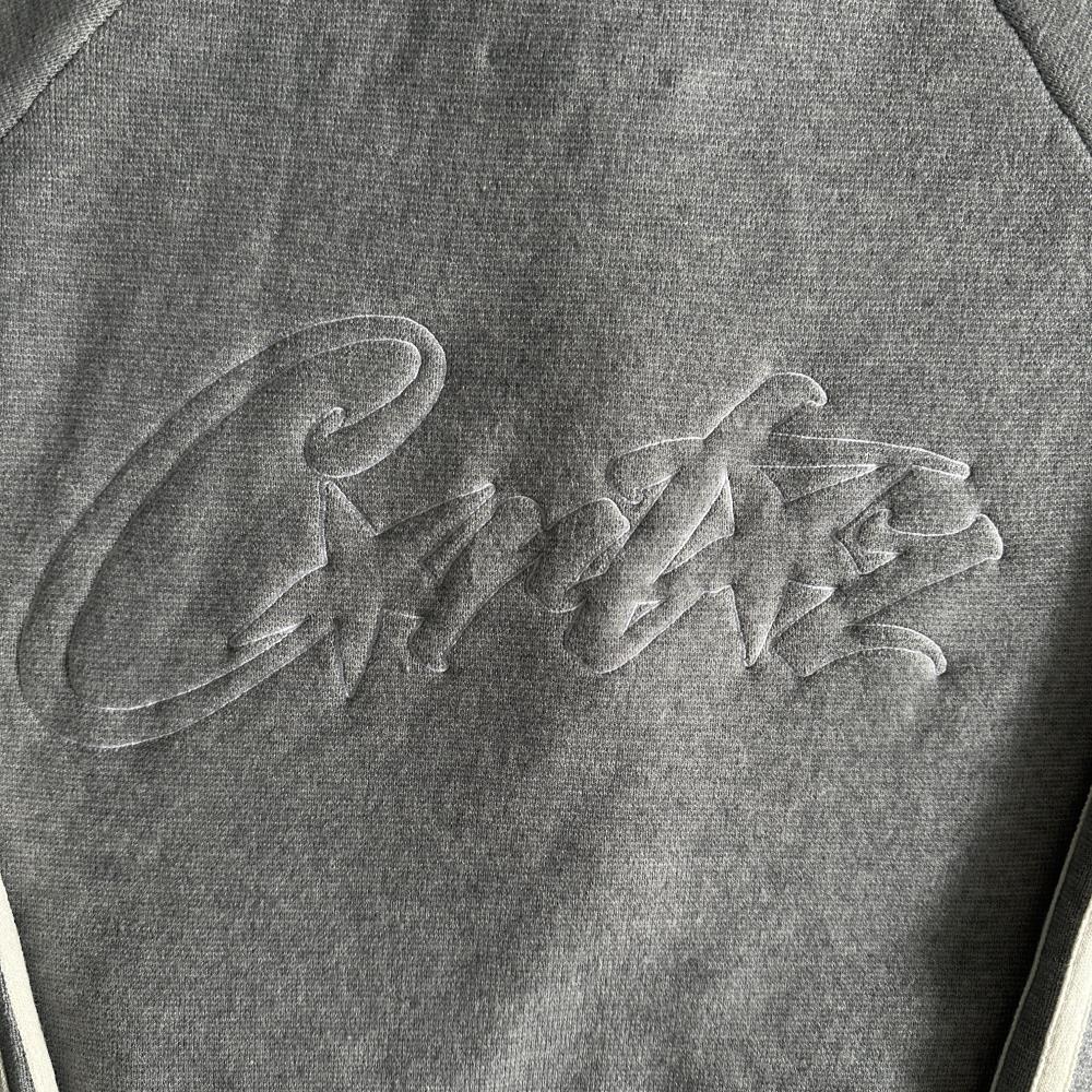 Knit zip up fleece-grey
