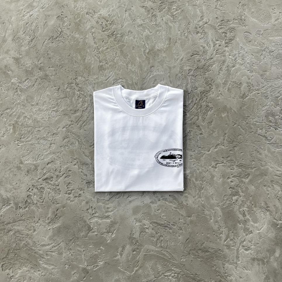 Cort Stamp Tee White