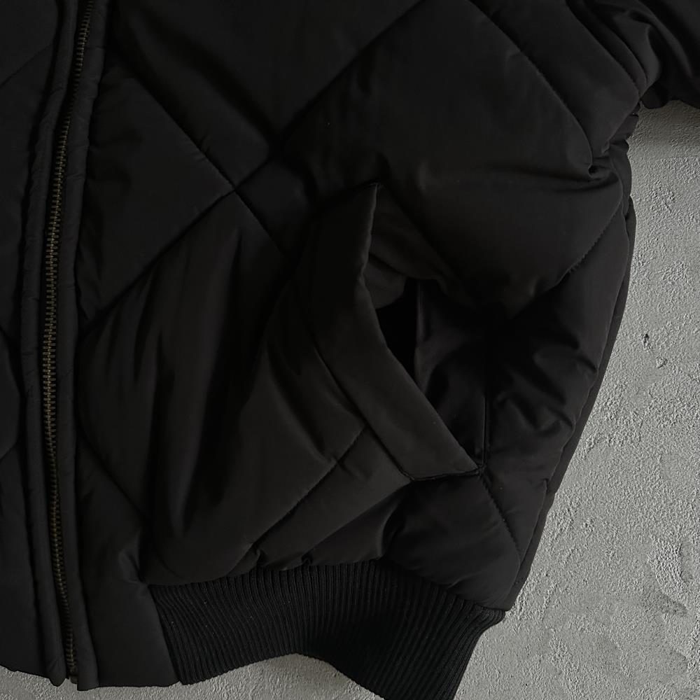 olde english bomber jacket-black