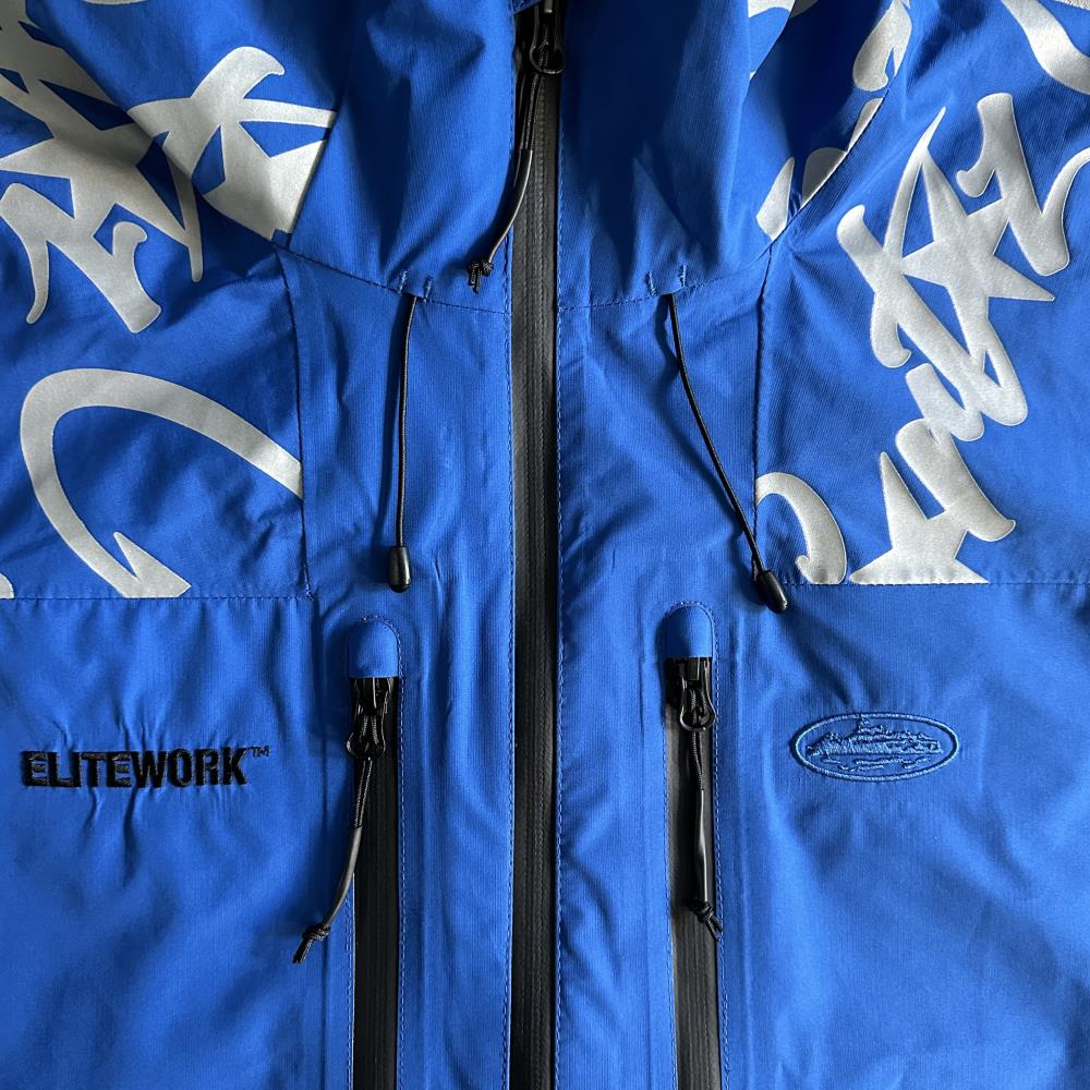 elitework shell jacket-blue